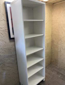 Tall White Solid Wood Office Storage - Adjustable Shelves Office Storage - Local Delivery for a Fee  - See My Items😃
