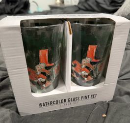 New Miami Hurricanes glassware