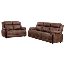 New Sofa And Loveseat Leather Brown 