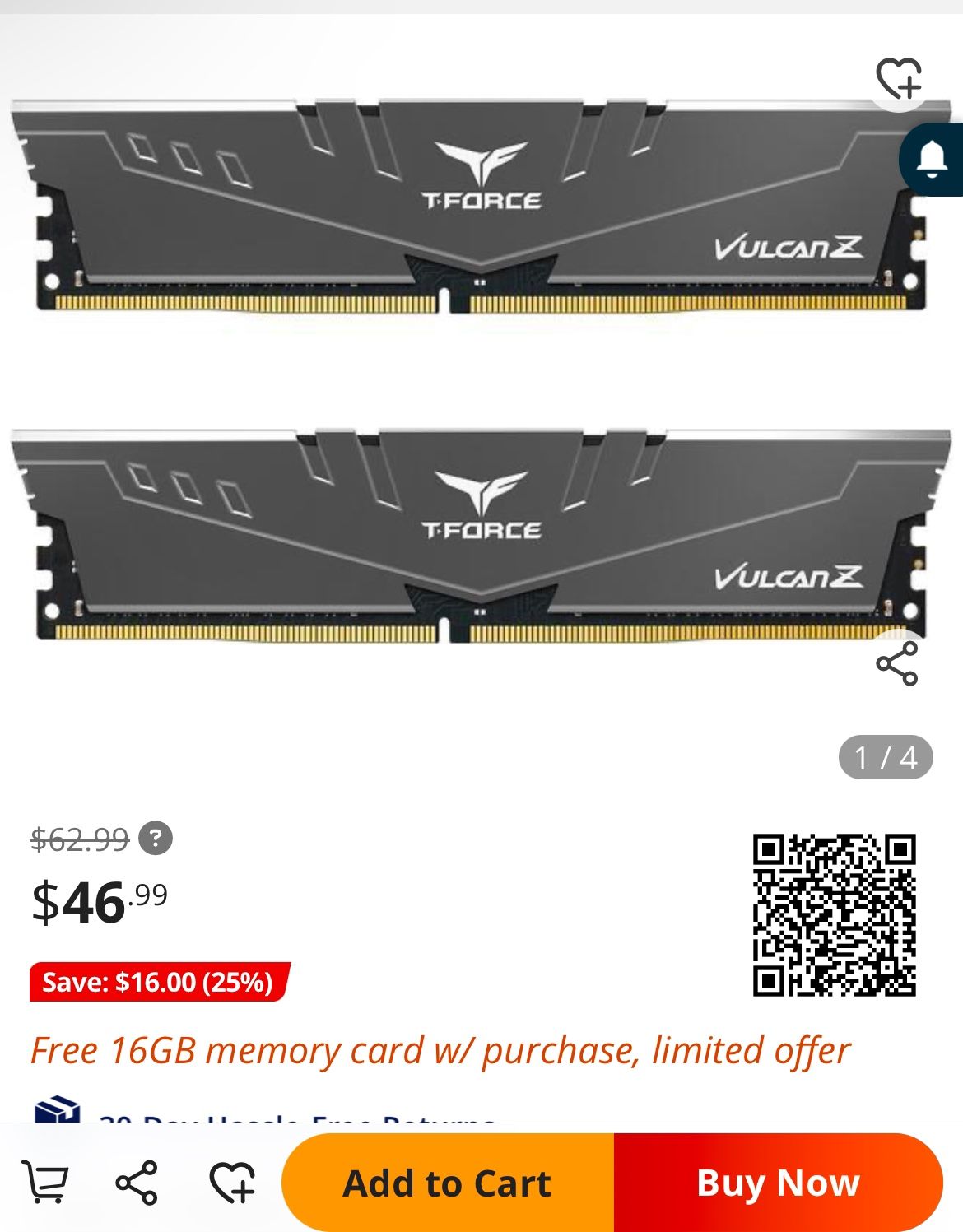 Tforce 16gb 2x8gb Brand New