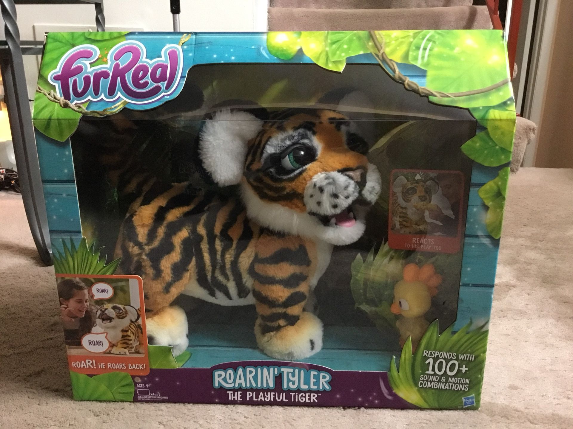 FurReal Friends Roarin’ Tyler The playful tiger toy (Brand New)