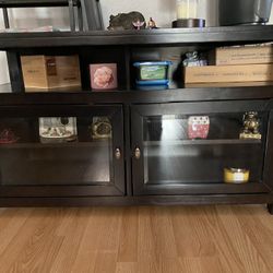 48” Solid Wood Entertainment Center 