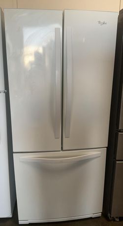 Whirlpool 3-Door 33" White Refrigerator Fridge
