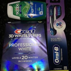 CREST WHITE STRIP COMBO