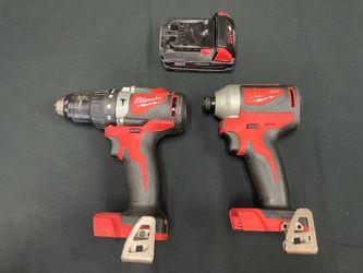 Milwaukee 2PC Set w/2ah Battery