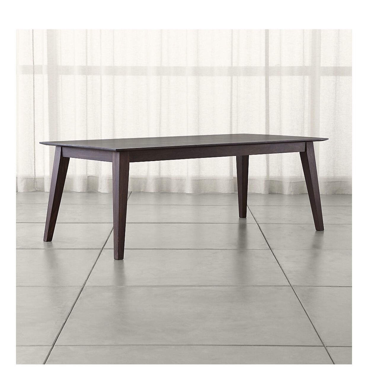 Crate & Barrel Steppe Solid Wood Dining Table