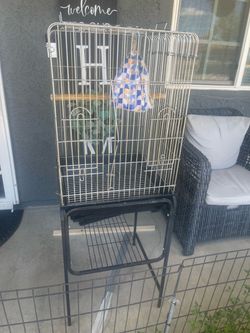 Bird Cage And Stand