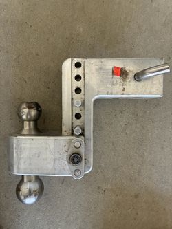 3” aluminum truck hitch 6” drop