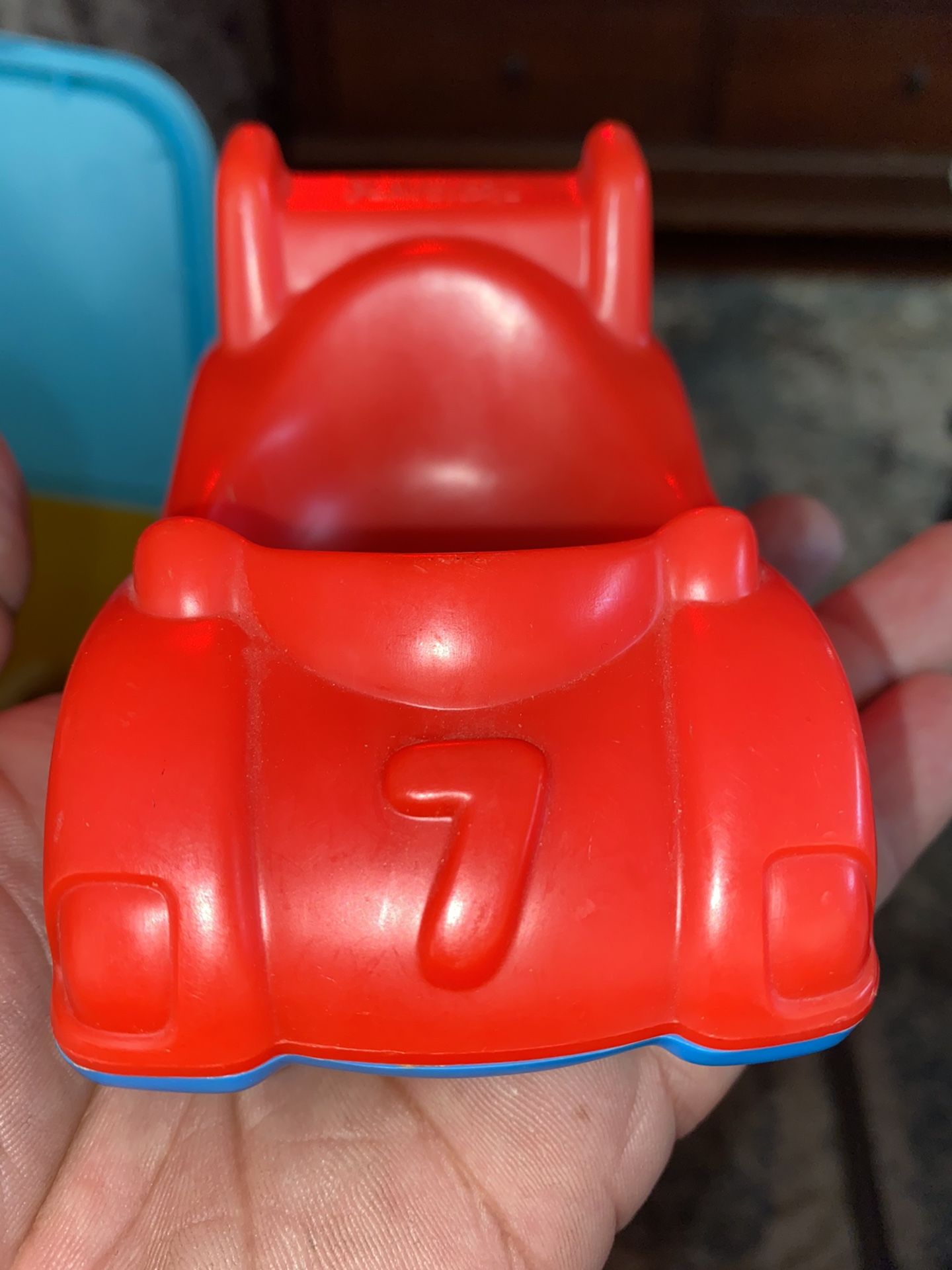 Red Playskool Toy Car