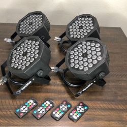 2Pack 36 LED RGB Stage Lighting PAR Light DMX Beam Party DJ Disco Lights 🚀⚡ FREE SHIPPING