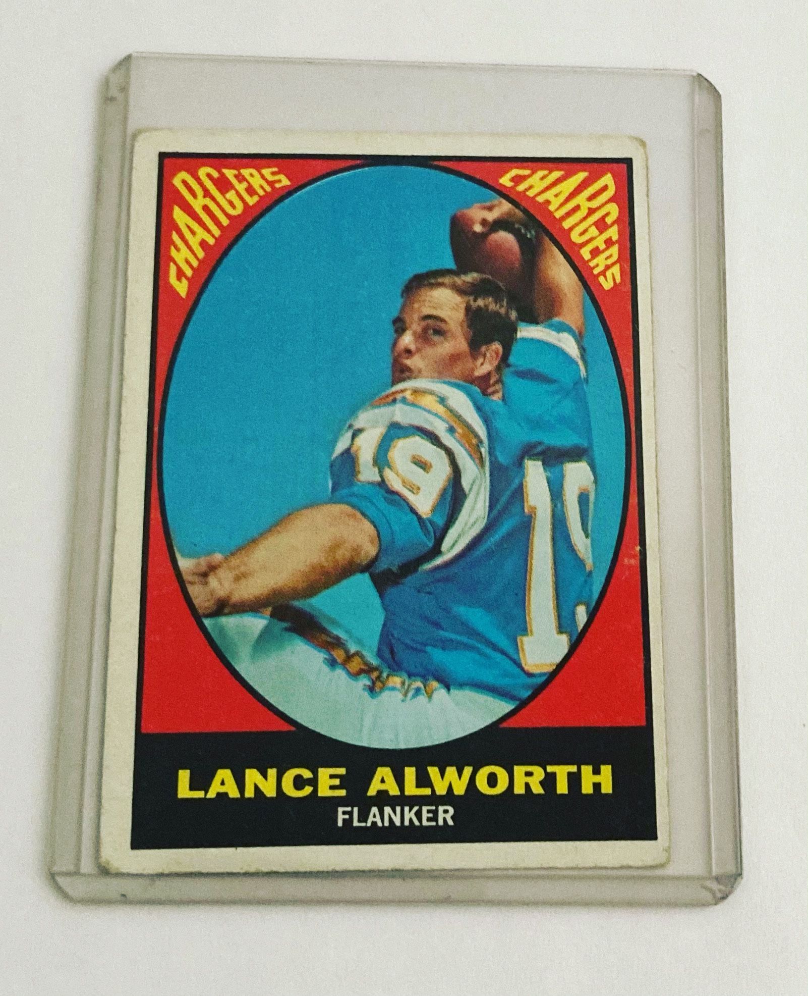 1967 Topps Lance Alworth HOF Card