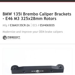 E36/46 Caliper Adapter Bracket 