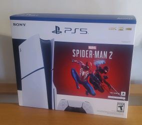 PS5 Slim 1TB Disc version w/ spider man 2