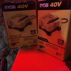 2 Ryobi Fast Chargers  (Brand new Never Opened)