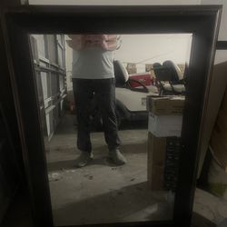 24X36 Antique Bronze Wall Mirror