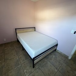 Queen Size Mattress and Bed Frame