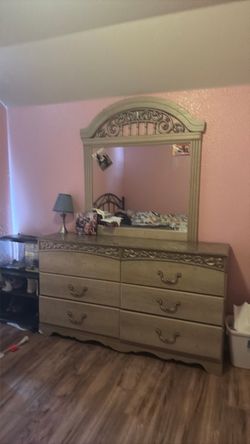 Matching dresser and chest