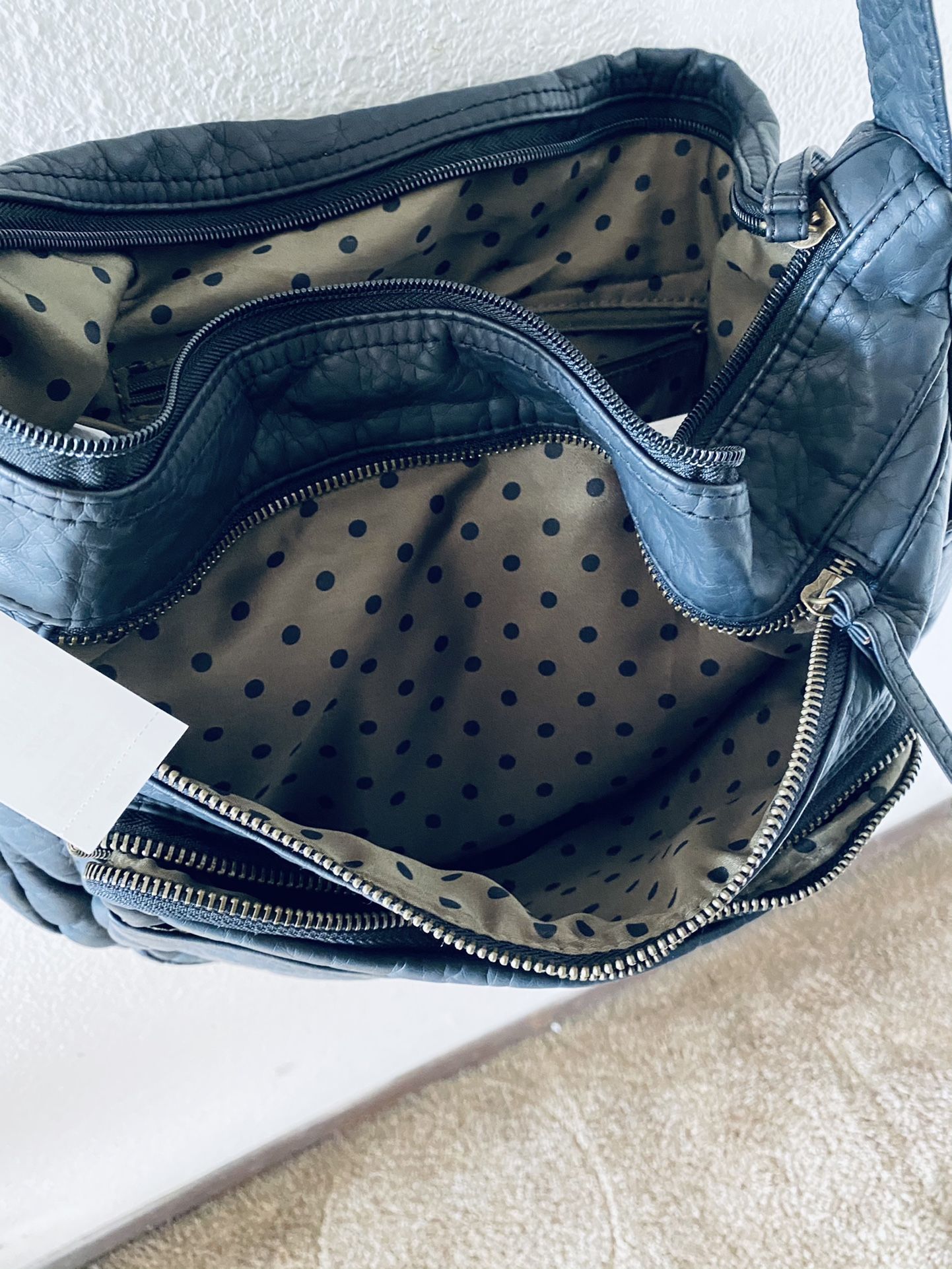 Large Crossbody purse Black