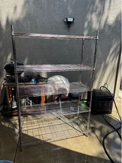 Metal shelf