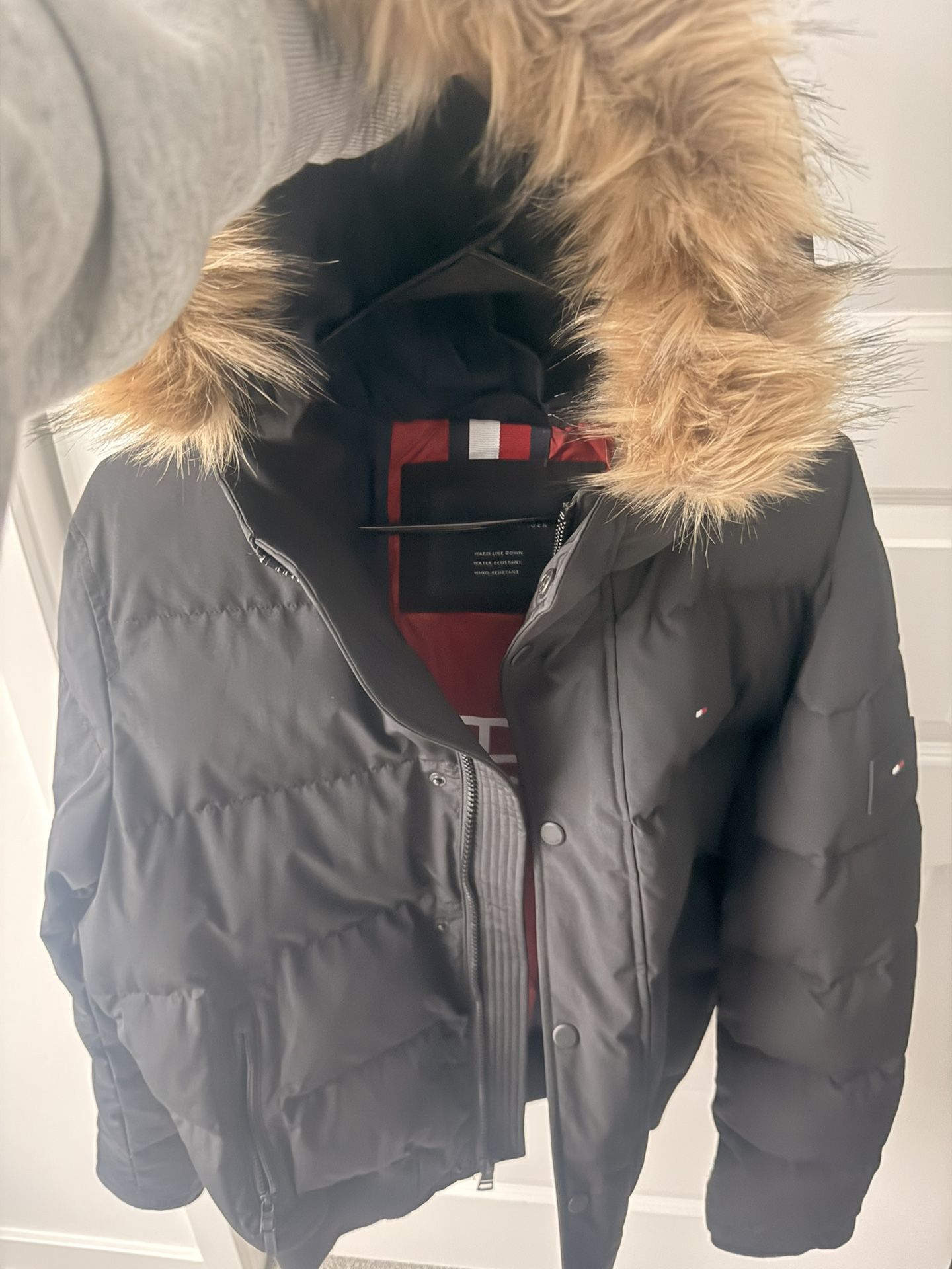 Brand New Fur Tommy Hilfiger Jacket