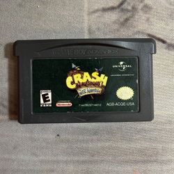 Crash Bandicoot The Huge Adventure Nintendo GameBoy Advance