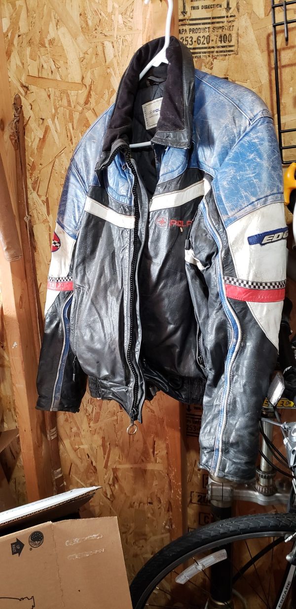 Polaris Edge Leather Snowmobile Jacket Mens Medium M For In Chesterton Offerup