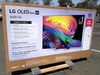 65C6 65” LG smart 4k oled hdr tv