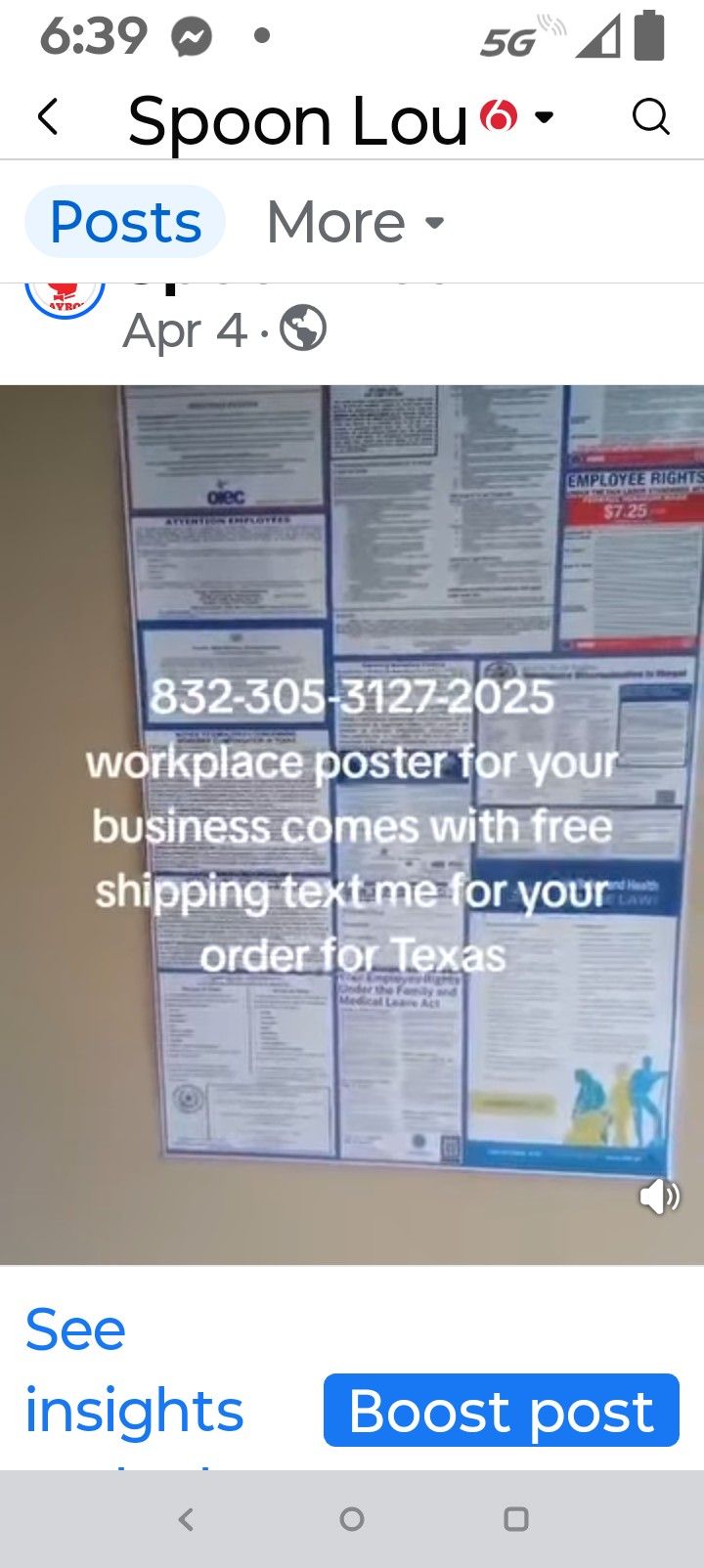 25/36 Workplace Poster