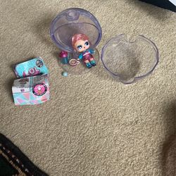 LOL doll snow leopard winter disco series