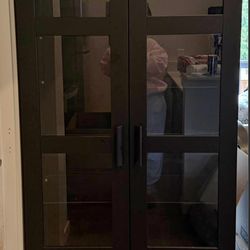 Black Ikea Pantry. Great condition! Dimensions in third photo.