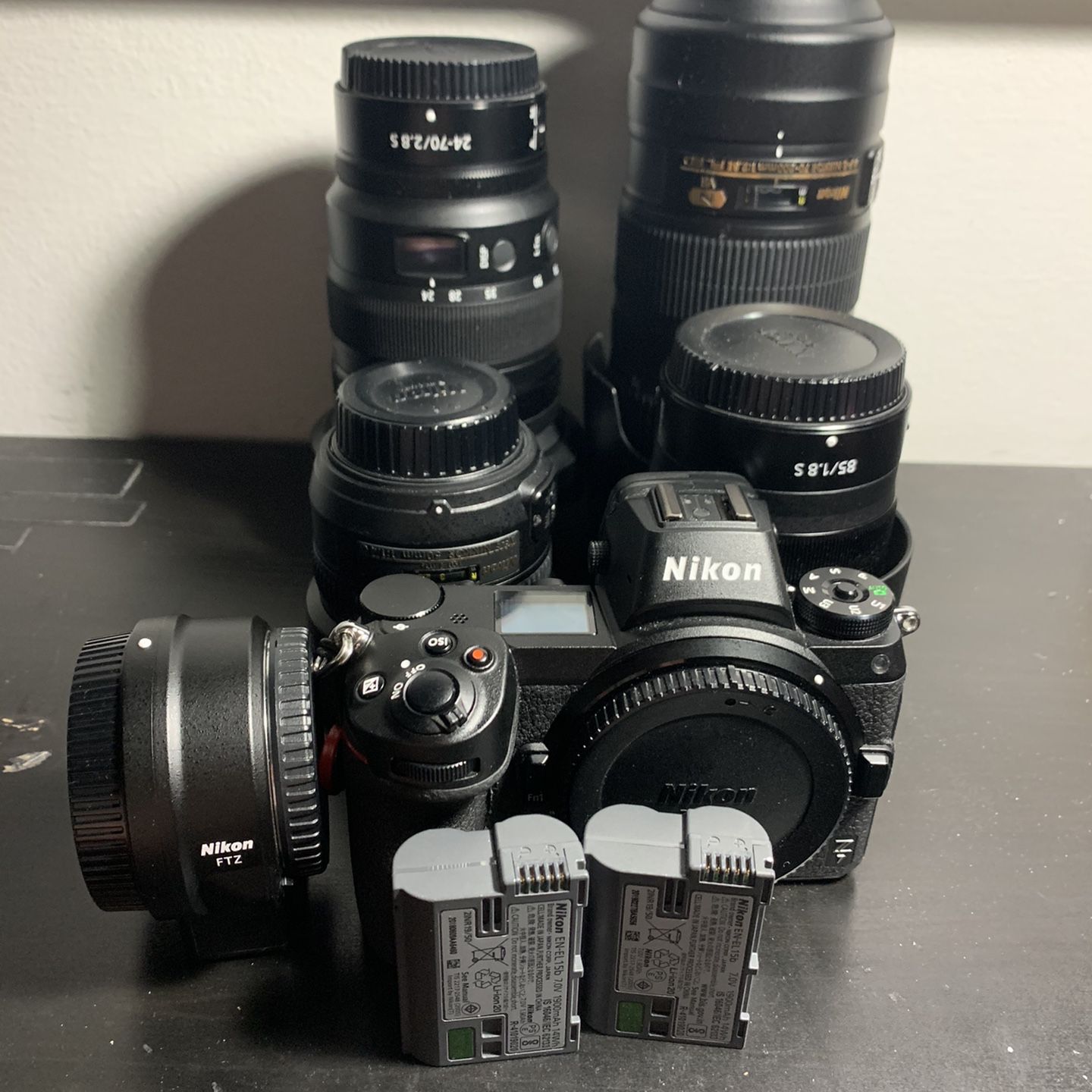 NIKON Z7 Full Frame Camera/ 4 PROFESSIONAL LENSES