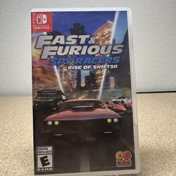 Nintendo Switch Fast And Furious Spy Racers Rise Of Sh1ft3r 