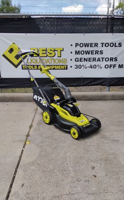 Ryobi 18v Mower w with String trimmer