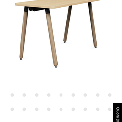 REYA OFFICE DESK BY SITONIT SEATING - ANGLED LEG