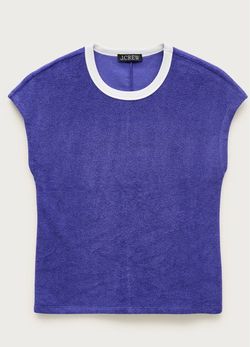 J Crew Towel terry dolman-sleeve T-shirt