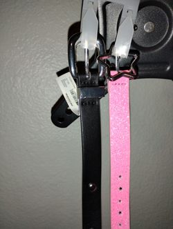 Girls Belts 2 Pack Size L