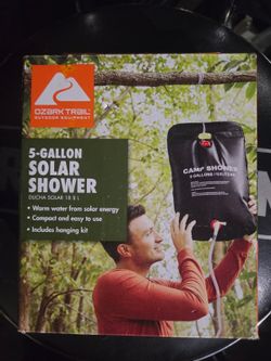 Ozark trail solar shower