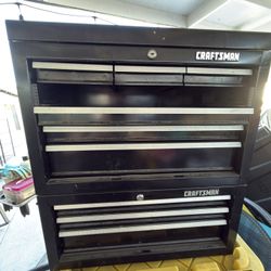 Craftsman 9drawer Black Top Half Tool Box