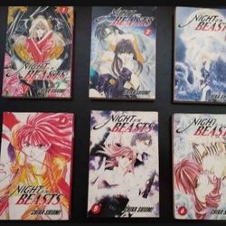 Night of the Beasts English Manga Volumes 1-6