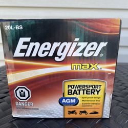 Energizer Max Power sport Battery 20lbs