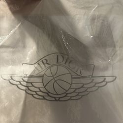 Air Dior Official Shopping Bag Nike Jordan Collab Super Rare Christian Dior 