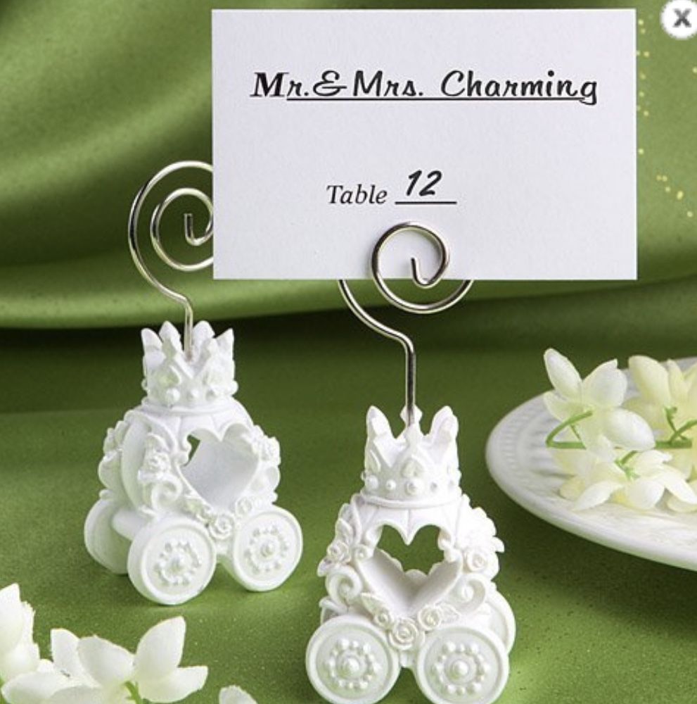 Cinderella Carriage Place Card Holders