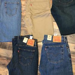 Pantalones Levi’s Para Hombre Sz 33x34  $35$cada Uno 