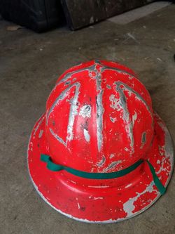 Construction Aluminum helmet.