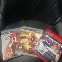 3 GAMES FOR PLAYSTATION 3