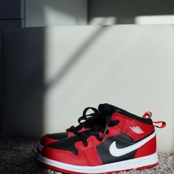 Nike Air Jordan 1 Mid Alt TD Chicago Red Black White 10C DQ8425-061