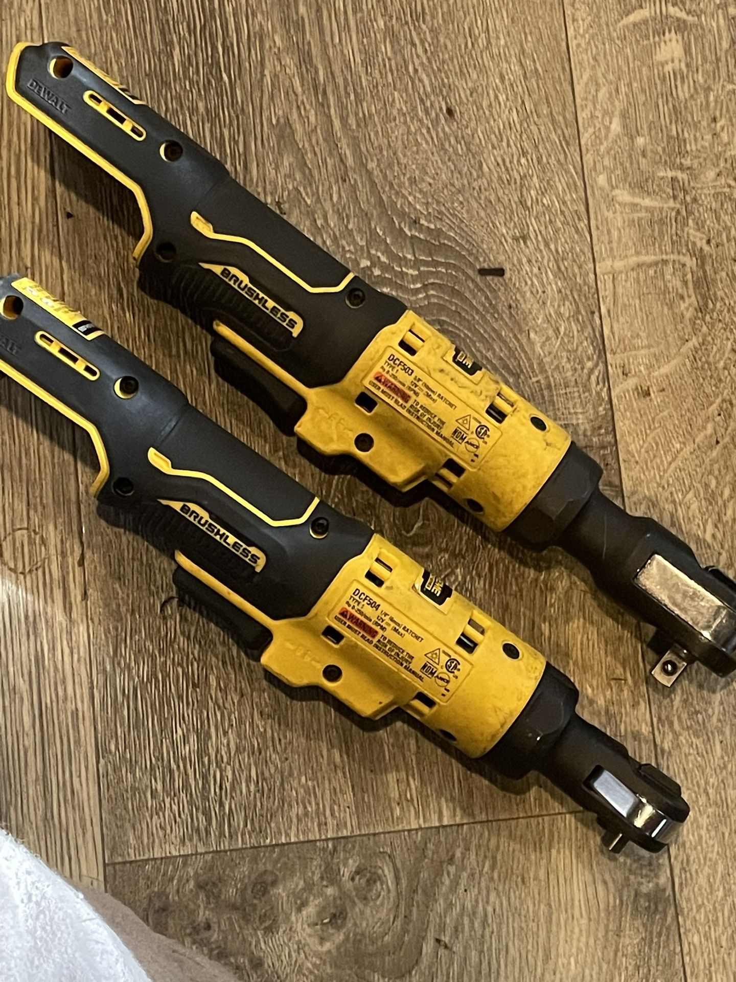 Dewalt 1/4” & 3/8” Ratchets
