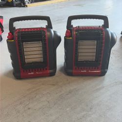 2 Mr. Heater Portable Buddy 9,000 BTU Propane Radiant Space Heater - MH9Bx