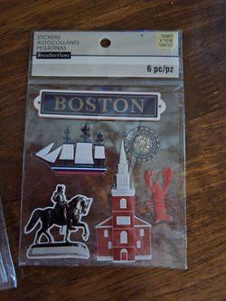 Recollections Boston Themed Sticker Pack