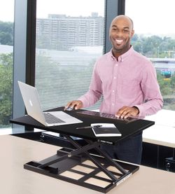 White Stand Up Desk Converter/Table